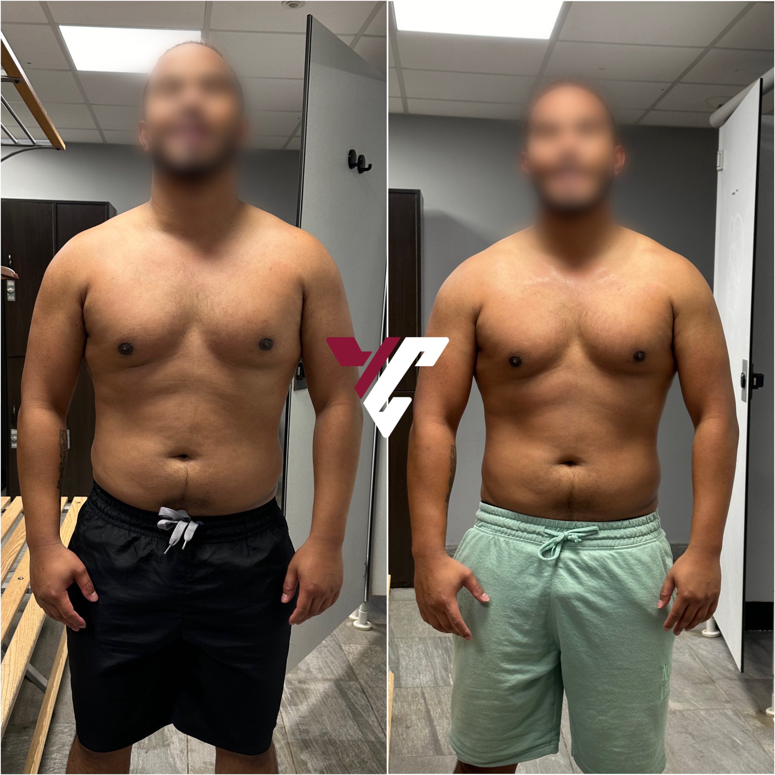 Transformation avant/après